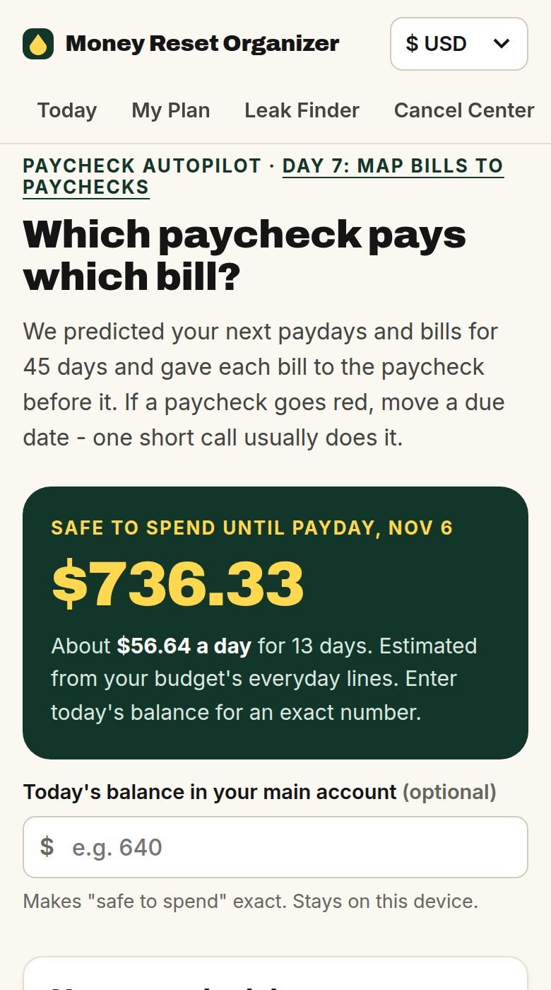 Which paycheck pays which bill